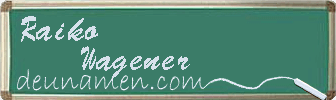 Raiko Wagener Visitenkarte